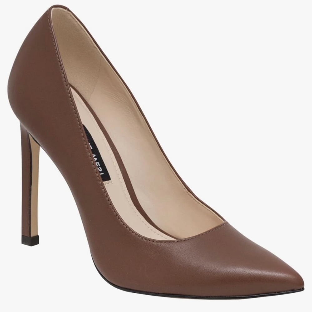 Nine West Women's Tatiana Dress Pump -brown 10